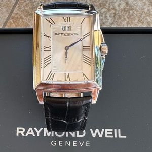 RAYMOND WEIL Men's Tradition Silver Roman Numerals Dial Quartz Watch
